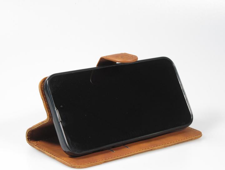 Actual product image PhoneLook Fourre Flip 3D en similicuir Oeil du tigre (Apple iPhone 14 Pro Max)
