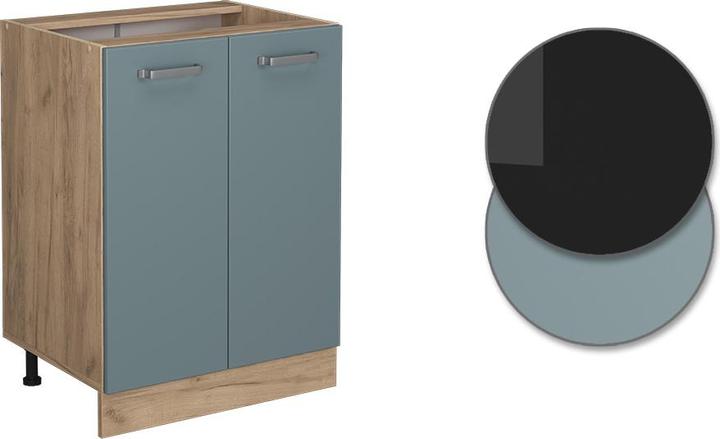 Goldkraft oak front: blue-grey