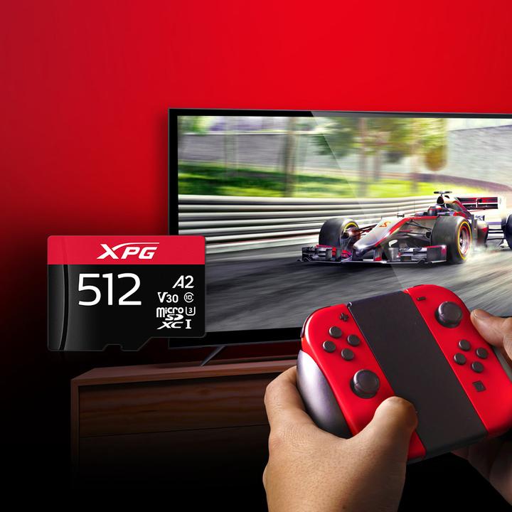 Produktbild Adata Gaming - Flash-Speicherkarte - 512 GB (512 GB, microSDXC, U3, UHS-I)