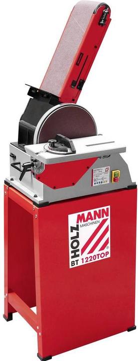 Produktbild Holzmann BT1220TOP 230V BT1220TOP 230V Band- und Tellerschleifer 750W 254mm (Tellerschleifer, 750 W)