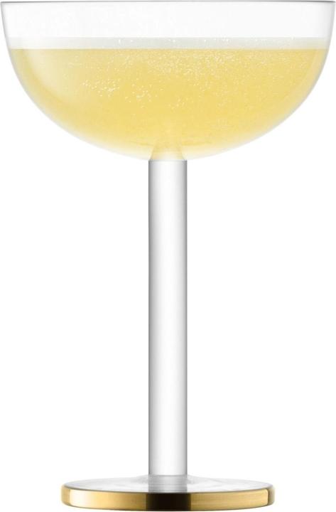 Image du produit LSA 2er Set Luca Coupe Glas 200ml - gold (2 dl, 1 x, Verres à apéritif)