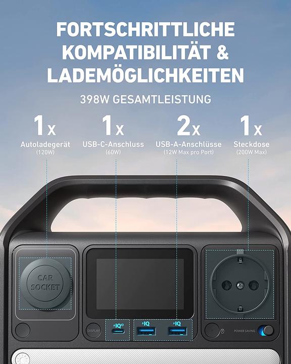 Image du produit Anker 521 PowerHouse (256 Wh, 4.34 kg)