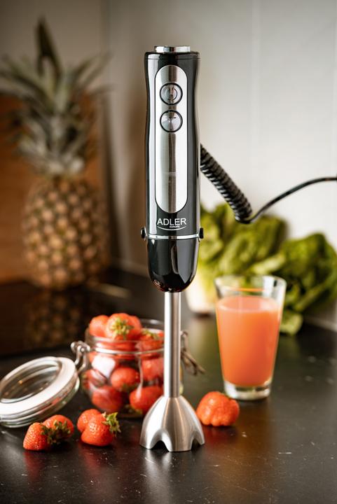 Actual product image Adler AD 4625b Hand Blender, 5 speed settings, 1500W, Black