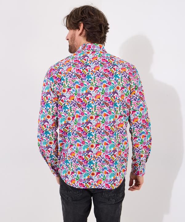 Actual product image Joe Browns Bright Floral Print Long Sleeve Shirt (S)