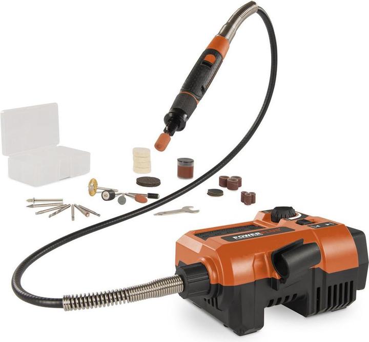 Powerplus Outil multifonctions rotatif Dual Power 20V - batterie et chargeur non compris - 40 Acc.