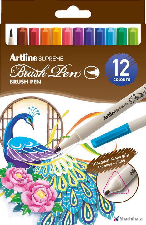 Produktbild Artline Pinselstift Brush Pen Supreme (Sortiert, 12 x)