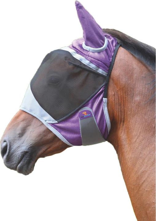 Actual product image Shires Horse fly mask with ears deluxe