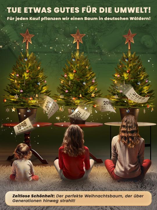 Produktbild Artitree Weihnachtsbaum 40 cm im Topf mit integrierter Lichterkette (40 cm)