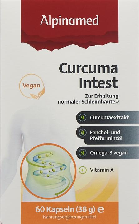 Actual product image Alpinamed CURCUMA INTEST capsules (1 Piece, Capsules, 40 g)