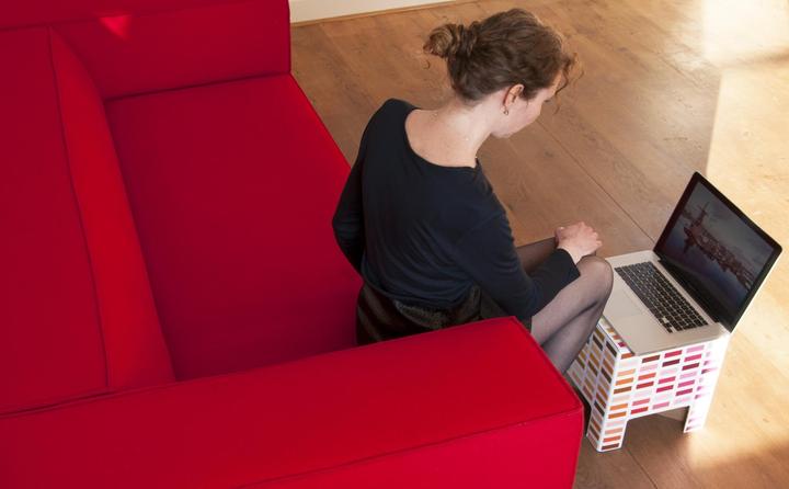 Produktbild Dutchdesign Dutch Design Chair - Hocker, Rainbow