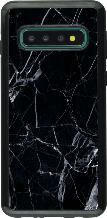 Actual product image PhoneLook Coque Hybrid Armor noir Marble Black 01 (Samsung Galaxy S10+)