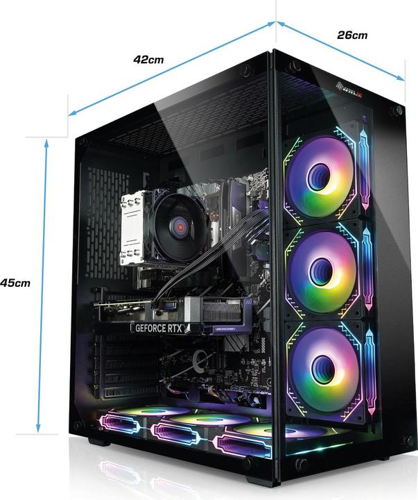 Produktbild Kiebel Panorama V (AMD Ryzen 7 5700X, 32 GB, 1000 GB, GeForce RTX 4060)