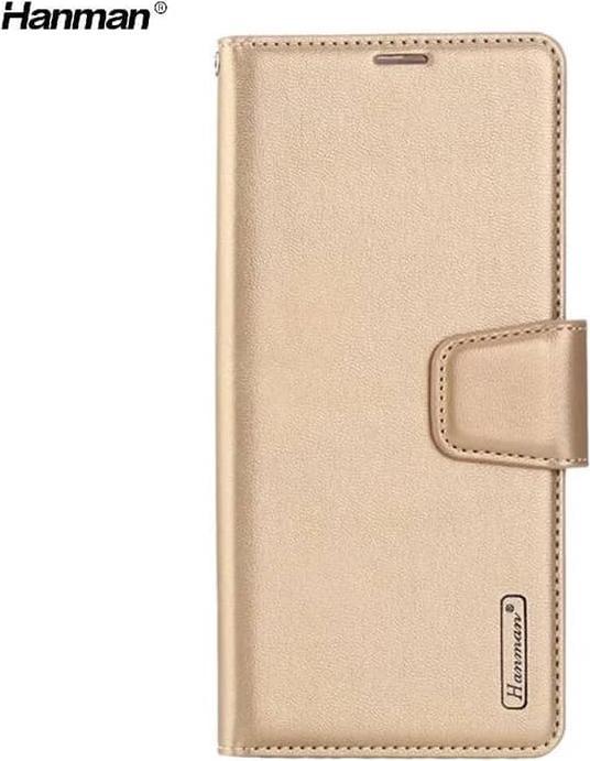 Produktbild Hanman Samsung Galaxy S21 Plus - Mill Flip Case mit 3 Kartenfächern, gold (Samsung Galaxy S21+)
