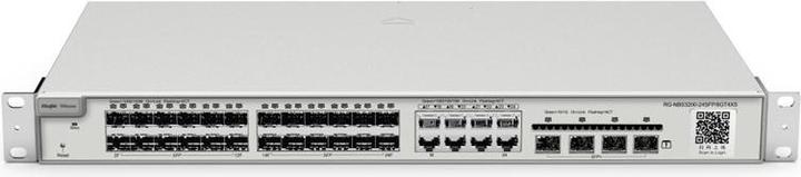 Actual product image Ruijie SWITCH REYEE RG-NBS3200-24SFP/8GT4XS 5-PORT 10/100 MBPS DESKTOP SWITCH (36 Ports)