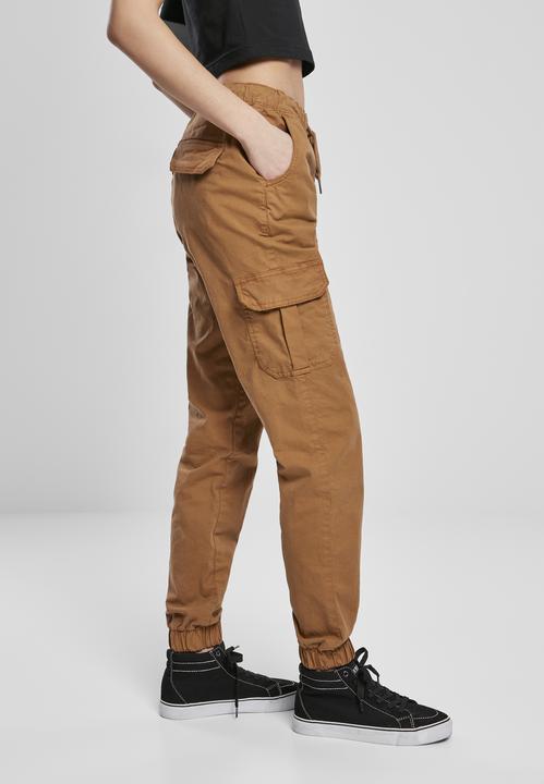 Actual product image Urban Classics Ladies High Waist Cargo Jogging Pants (4XL)