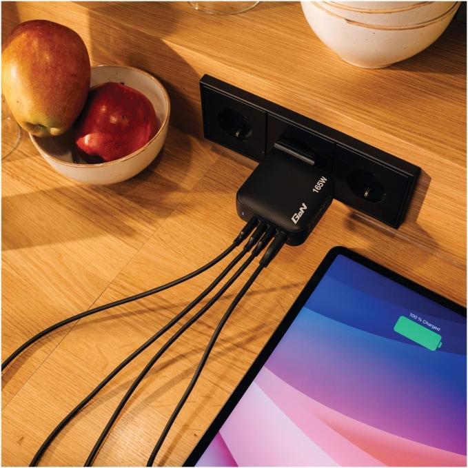 Actual product image Verbatim GaN Charger 165W 4 Devises (165 W)