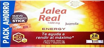 Juanola Royal Jelly Energy 1500mg 28 Sachets 10ml - Pack of 28 (Körpergel)