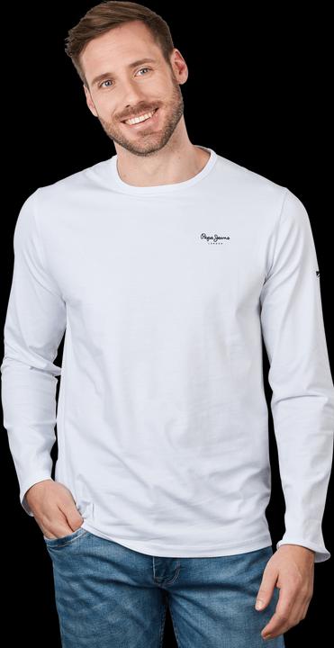 Actual product image Pepe Jeans Original Basic T-Shirt Long Sleeve White (L)