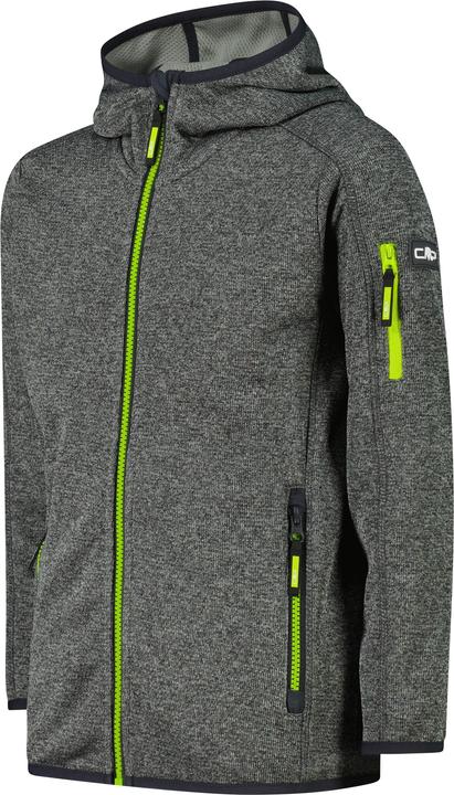 Actual product image CMP Campagnolo Kid's Jacket Fix Hood Knitted + Mesh (128)