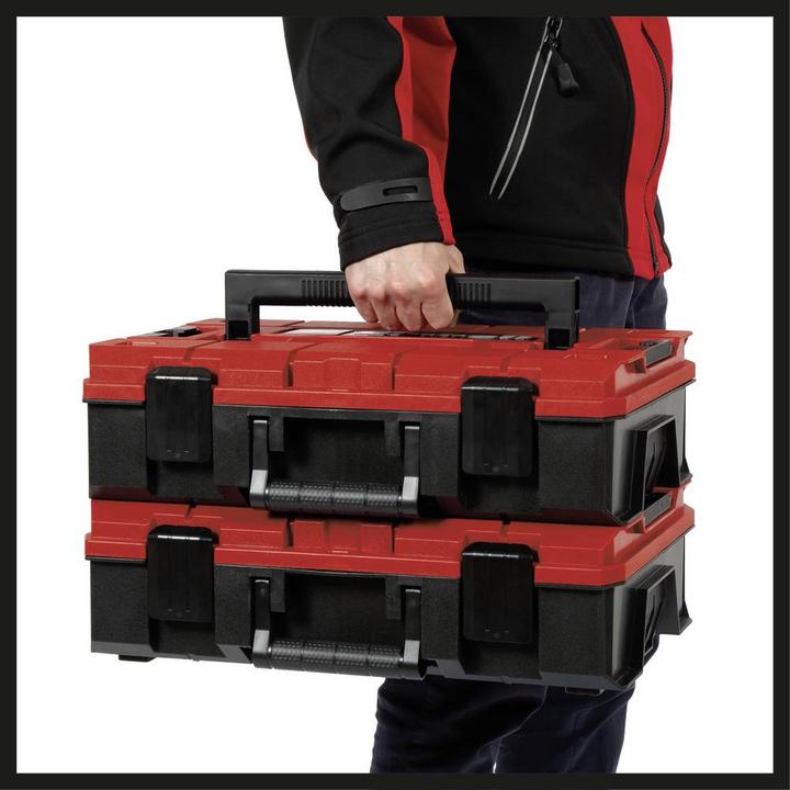 Produktbild Einhell Set bestehend aus Akku-Stichsäge TP-JS 18/135 Li BL - Solo und Systemkoffer E-Case S-F