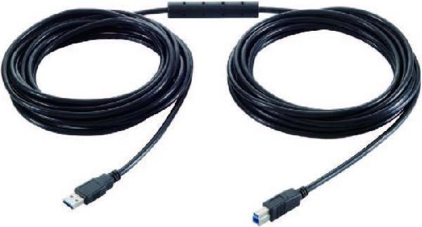 Produktbild Exsys GmbH USB 3.2 Gen1 Aktives Verlängerungskabel 10 Meter (A-B Stecker) (10 m, USB 3.2 Gen 1)
