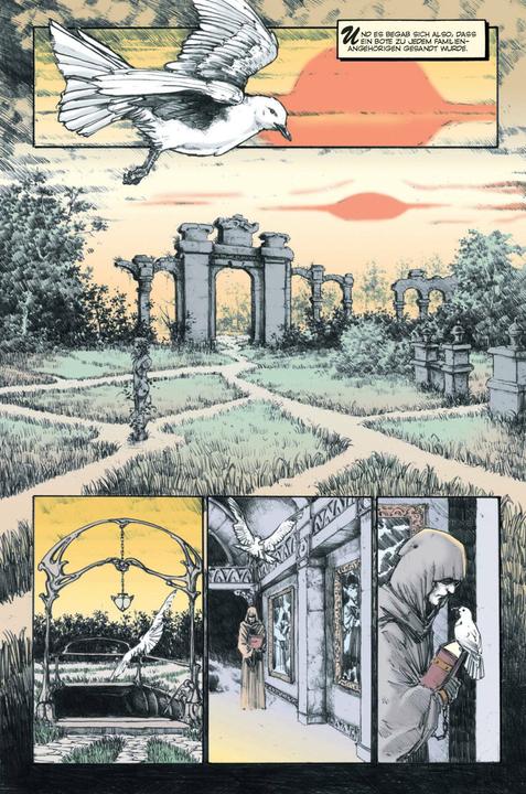 Actual product image Panini Sandman Deluxe (German, Neil Gaiman, Bill Sienkiewicz, Milo Manara, Frank Quitely, Bryan Talbot, 2019)