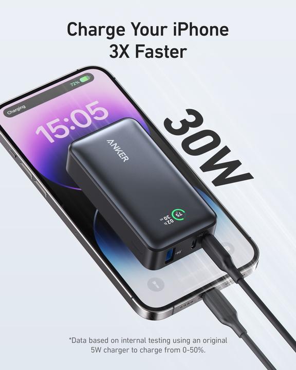 Produktbild Anker 533 Power Bank (PowerCore 30W) (10000 mAh, 30 W)