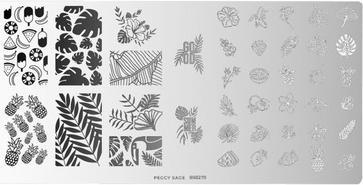 Peggy Sage Tropical Punch Stamping Plate für Nail Art