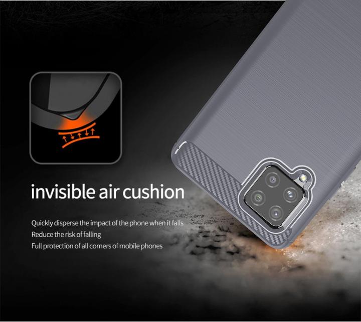 Produktbild Cadorabo TPU Ultra Slim carbon edelstahl Kombi Cover (Samsung Galaxy A42 5G)