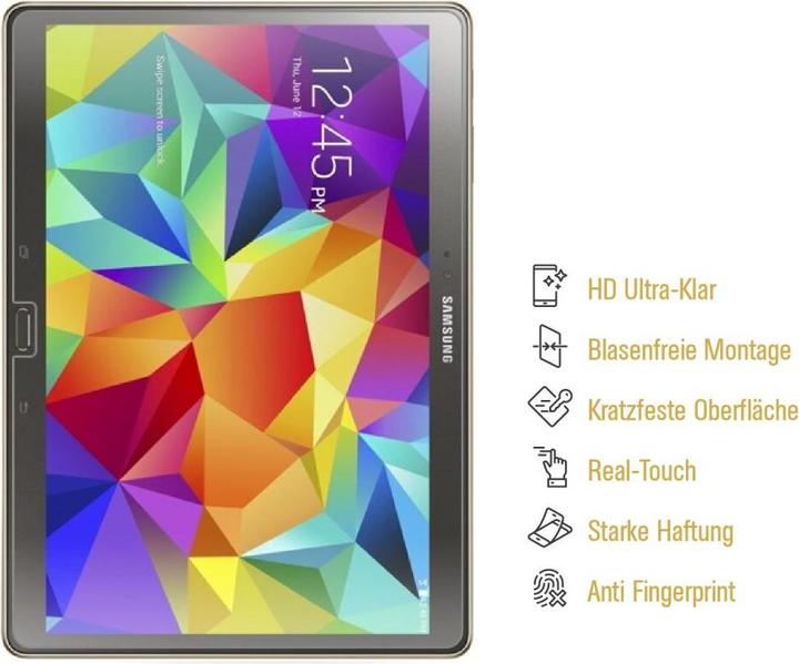 Produktbild Protectorking 3x Panzerfolie Anti-Shock HD Klar (3 Stück, Galaxy Tab S 10.5)
