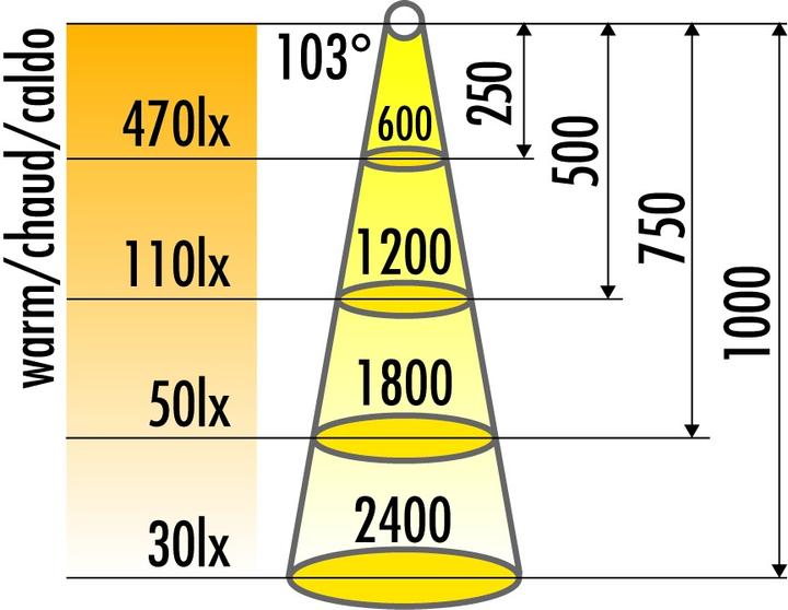 Actual product image L&S Surface-mounted LED light (23.40 lm)