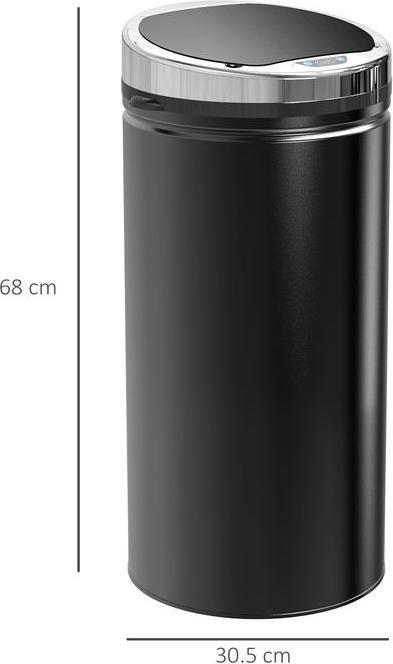 Produktbild Swisshandel24 Sensor Mülleimer 42L, Elektrisch Automatischer Abfalleimer mit Deckel, Rostfrei (42 l)
