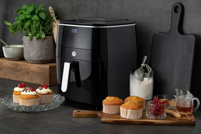 Produktbild OBH Nordica FW2018S0 fryer Single 6.5 L Stand-alone Hot air fryer Black