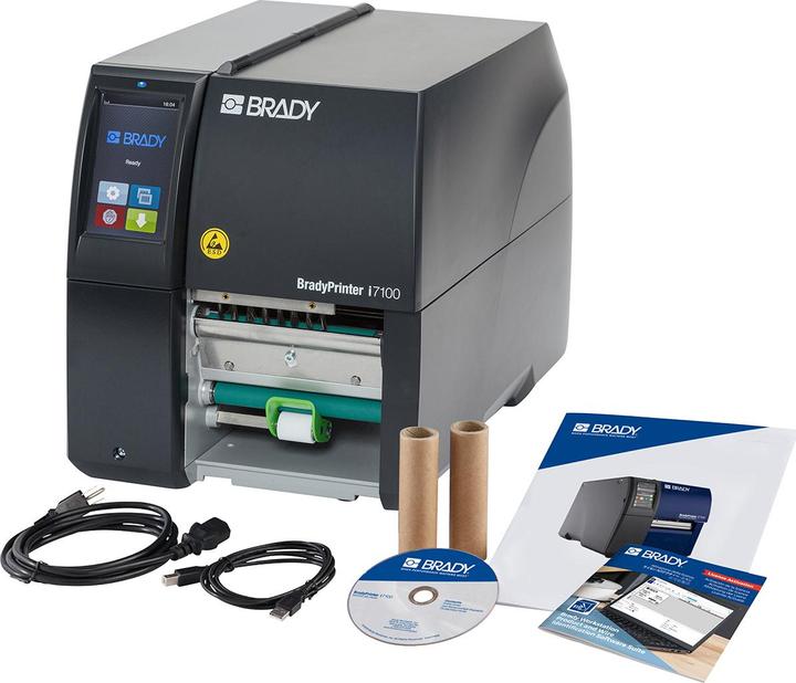 Produktbild Brady BradyPrinter i7100-600-P-ESD-EU, Thermotransferdrucker, max. Breite 110 mm, 600 dpi, USB, Se (600 dpi)