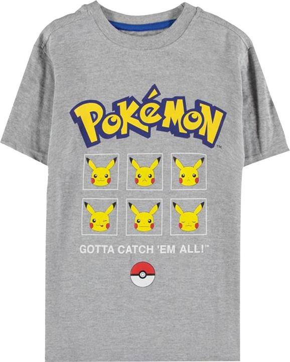 Immagine prodotto Pokémon Maglietta a maniche corte per ragazzi Pika (158, 164)