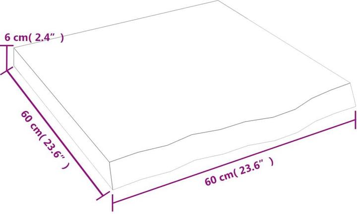 Actual product image VidaXL Emerald (60 x 6 x 60 cm)