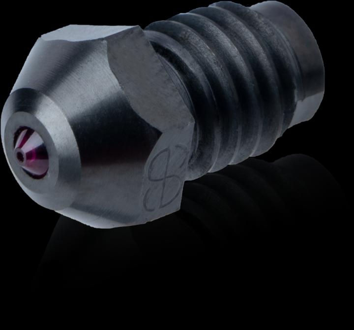 Immagine prodotto Phaetus PS Ugello a rubino in acciaio temprato V2 0,4 mm - 1,75 mm - 1 pz. (Accessori)