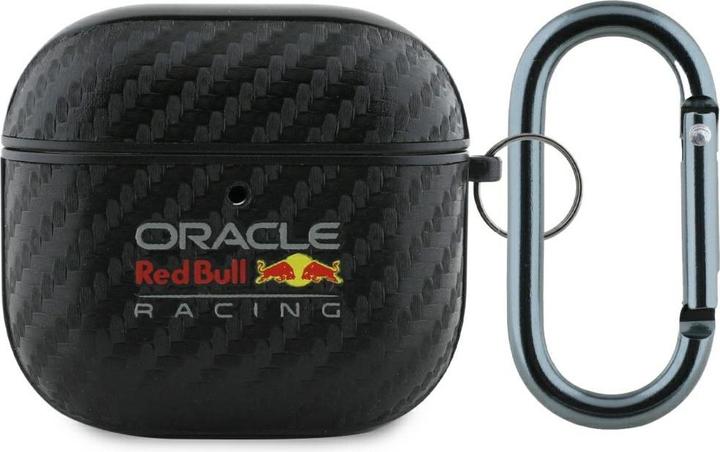 Red Bull Case PU Carbon Logo for AirPods 4 (Ladecase Hülle)