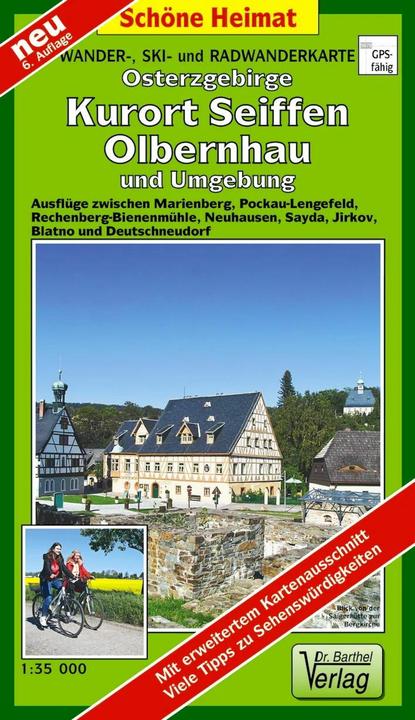 Produktbild Wander- Ski- und Radwanderkarte Osterzgebirge, Kurort Seiffen, Olbernhau und Umgebung