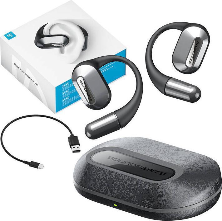 Actual product image Soundpeats HearFit wireless headphones (black) (22 h, Wireless)