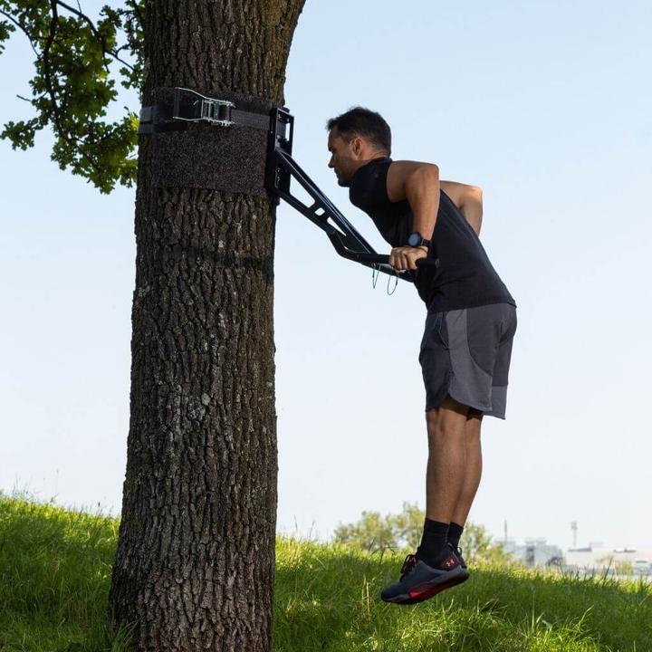 Actual product image Pullup & Dip Mobile Klimmzugstange und Dip-Stange für outdoor Training, über 35 Übungen, weltweit einzigartig