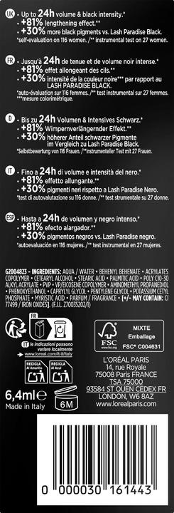 Image du produit L'Oréal Paris L'Oréal Paradise (Forever Noir)
