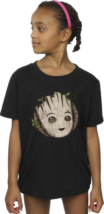 Produktbild I Am Groot Wooden Head TShirt Mädchen (104)