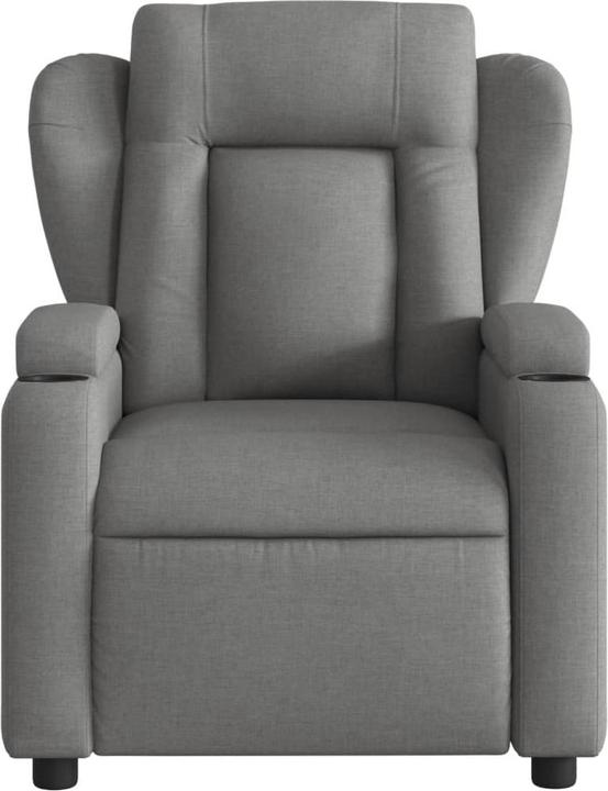 Actual product image VidaXL Massage chair dark grey fabric,Colour: Dark grey,Material