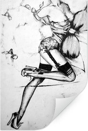 Produktbild Trenddeko Verführerisches Pin-up (60 x 90 cm)