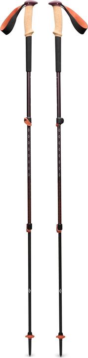 Actual product image Black Diamond Trekkingst?cke Trail Cork (anthrazit/orange, 1 Paar, 100-140 cm) (100 - 140 cm)