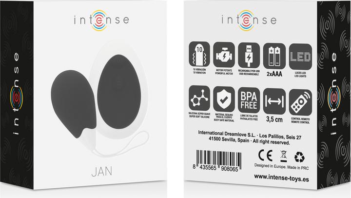 Immagine prodotto Intense Uovo vibrante "Jan" con telecomando