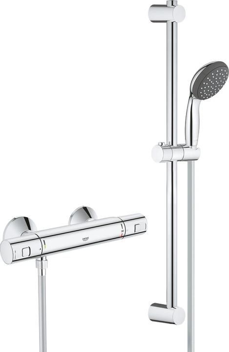Produktbild Grohe Precision Start Thermostatische Douchekraan - Met Vitalio doucheset - 15 cm hartafstand (15 cm)