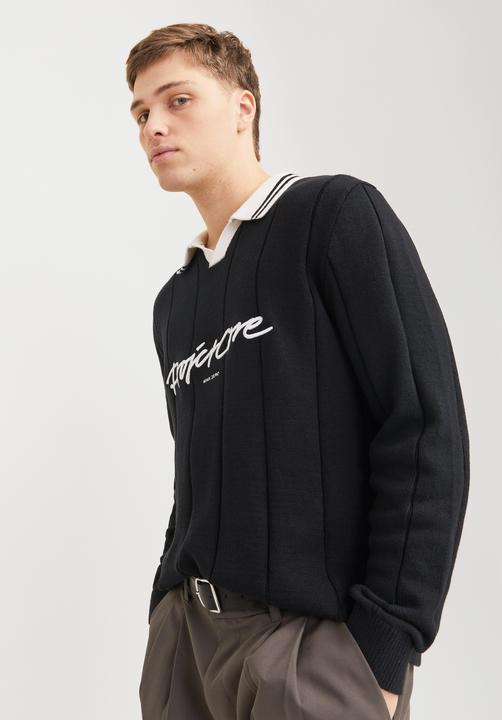 Actual product image Jack & Jones Jcowinter Sport Knit Polo Styd Aw24 (XL)
