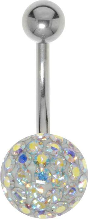 Bijouteria Bauchpiercing (Edelstahl, Kristall, Epoxiharz)